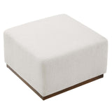 Tilden Large 28" Square Boucle Upholstered Ottoman by Modway