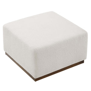 Tilden Large 28" Square Boucle Upholstered Ottoman by Modway