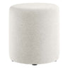 Callum 16" Round Woven Heathered Fabric Upholstered Ottoman by Modway