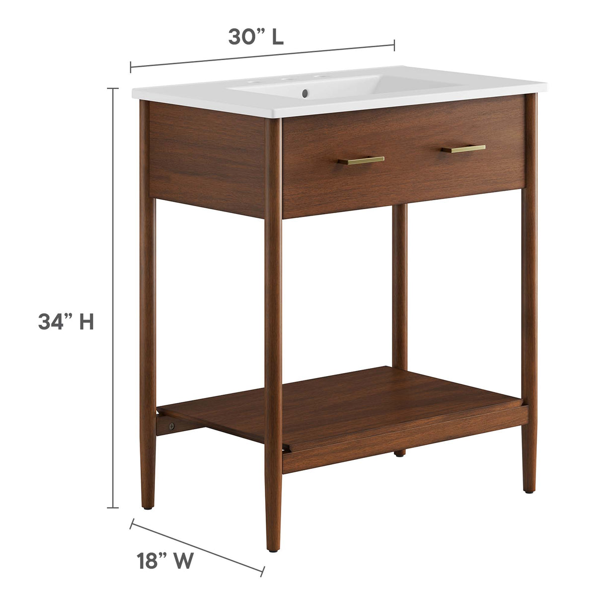Zaire 30" Bathroom Vanity by Modway