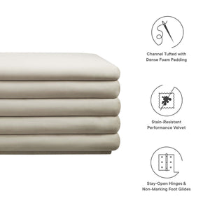 Mezzo Upholstered Performance Velvet Storage Bench by Modway