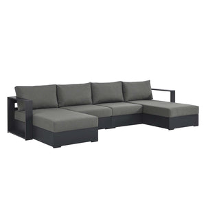 Tahoe 4-Piece Outdoor Patio Sectional Sofa Set by Modway