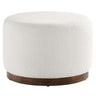 Tilden Large 23" Round Boucle Upholstered Ottoman by Modway
