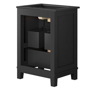 Dixie 24-Inch Solid Wood Bathroom Vanity Cabinet by Modway