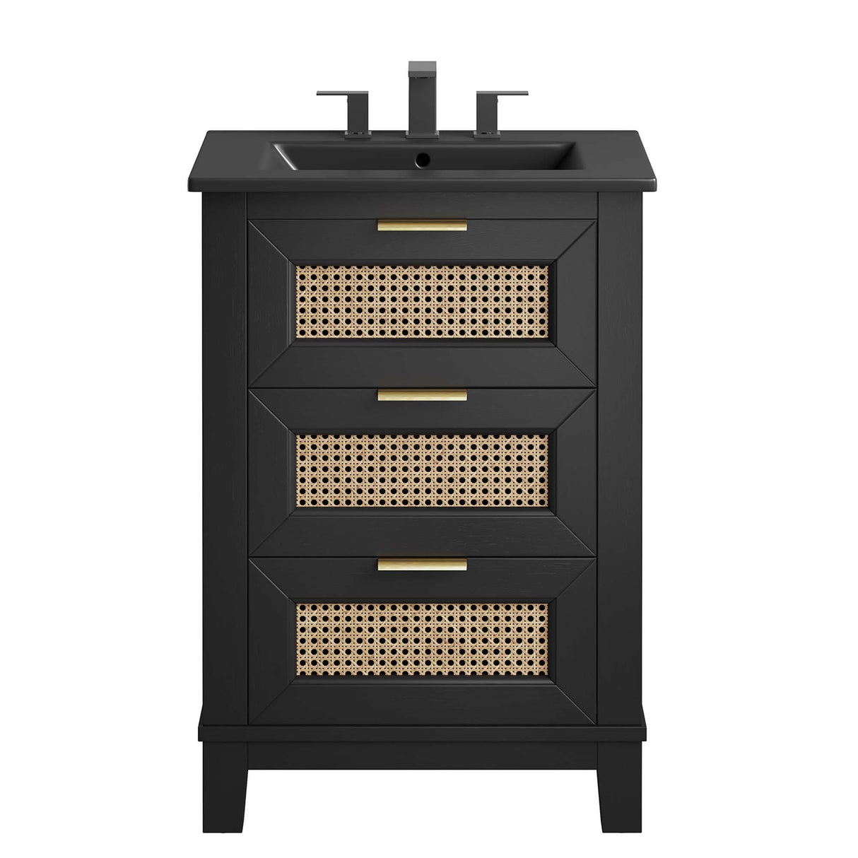 Dixie 24-Inch Solid Wood Bathroom Vanity Cabinet by Modway
