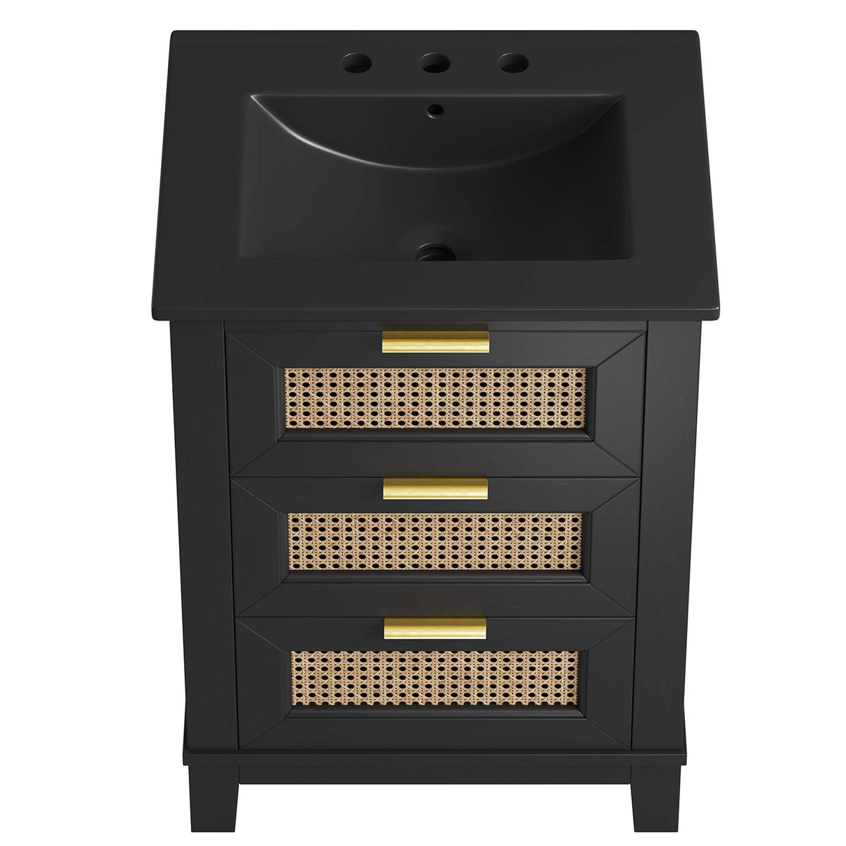 Dixie 24-Inch Solid Wood Bathroom Vanity Cabinet by Modway