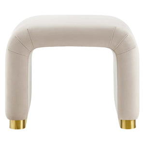 Koda Performance Velvet Waterfall Stool by Modway