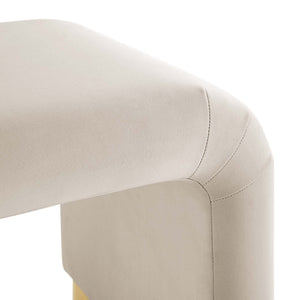 Koda Performance Velvet Waterfall Stool by Modway