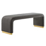 Koda Performance Velvet Waterfall Long Bench by Modway