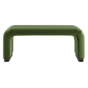 Koda Performance Velvet Waterfall Ottoman by Modway