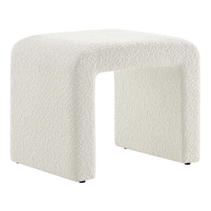 Simba Boucle Fabric Waterfall Stool by Modway