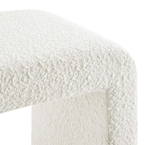 Simba Boucle Fabric Waterfall Stool by Modway
