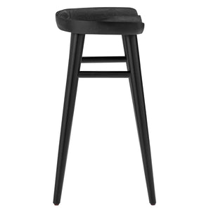 Saville Backless Mango Wood Counter Stools Set of 2
