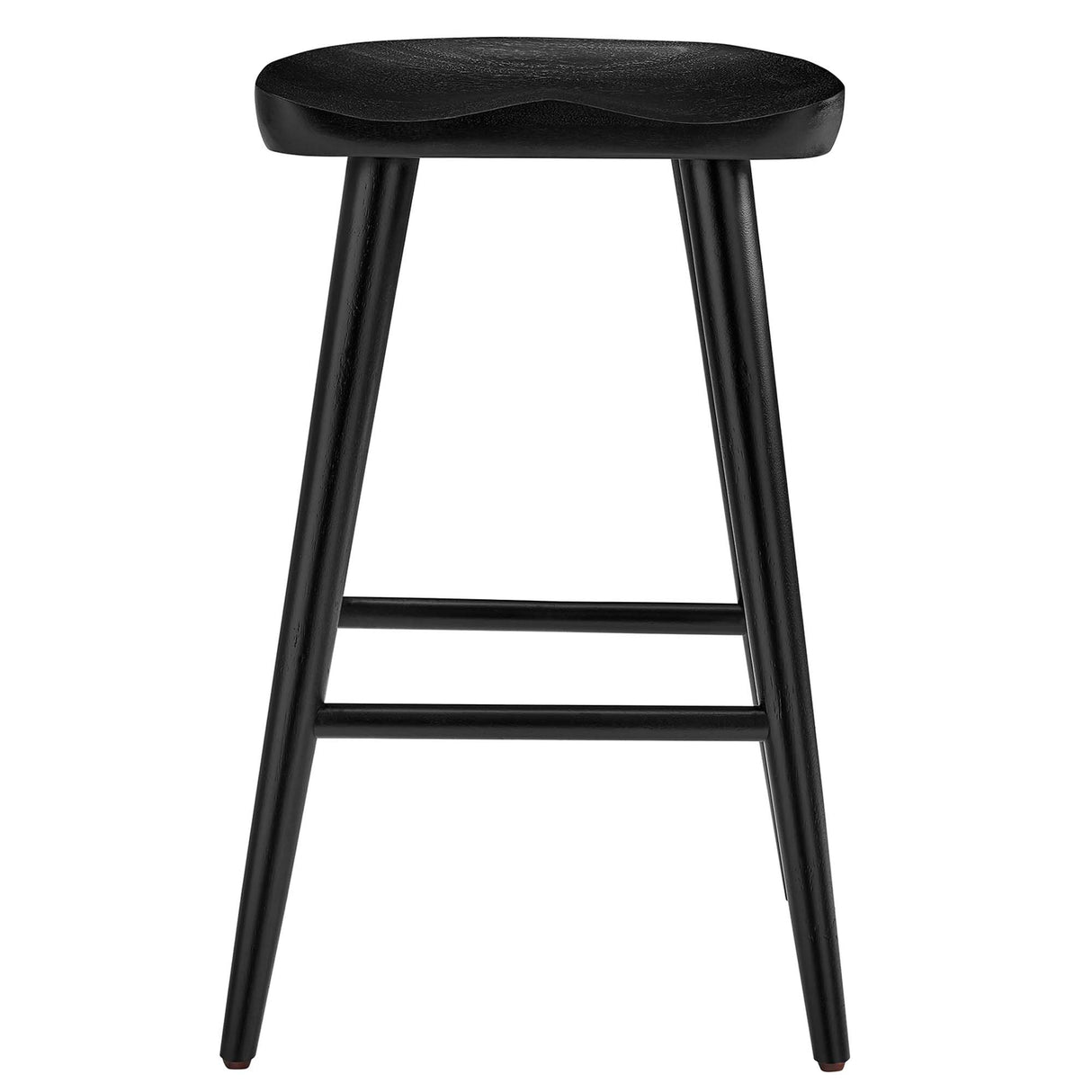 Saville Backless Mango Wood Counter Stools Set of 2