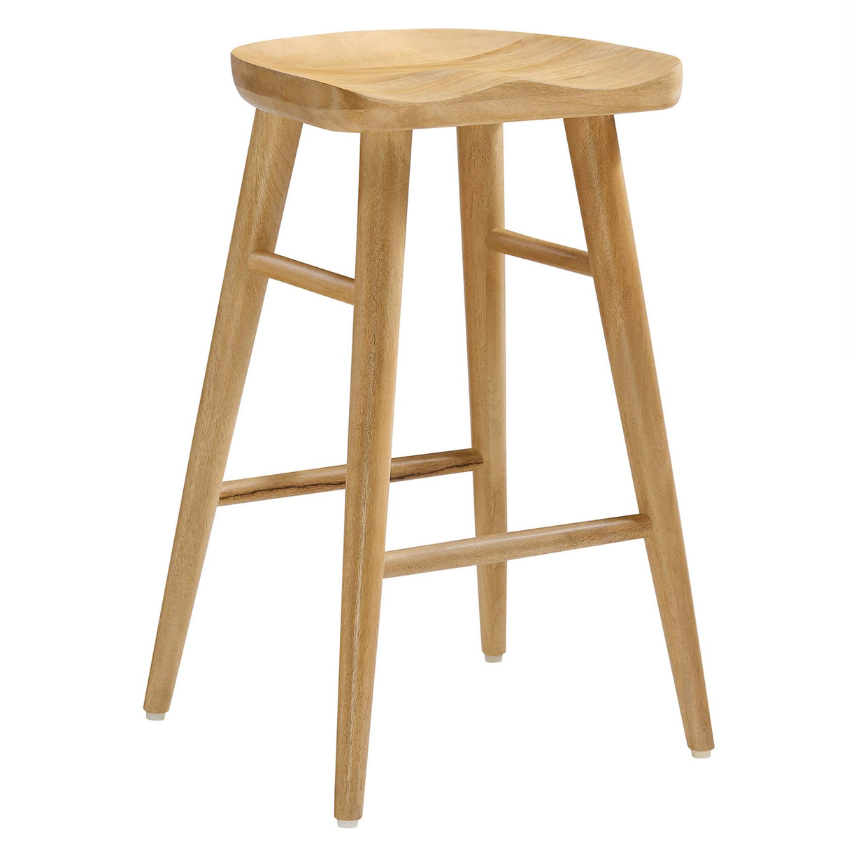 Saville Backless Mango Wood Counter Stools Set of 2