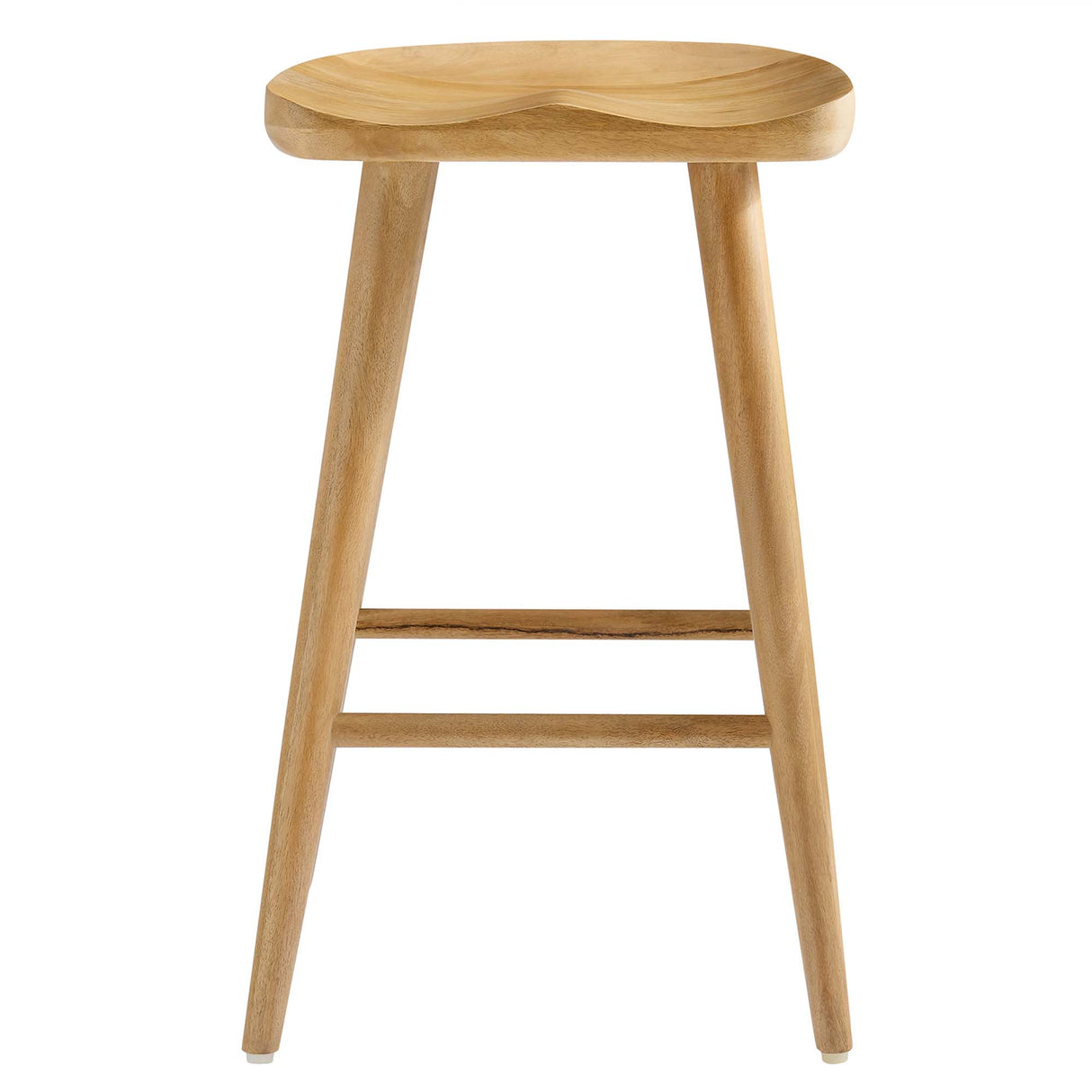 Saville Backless Mango Wood Counter Stools Set of 2