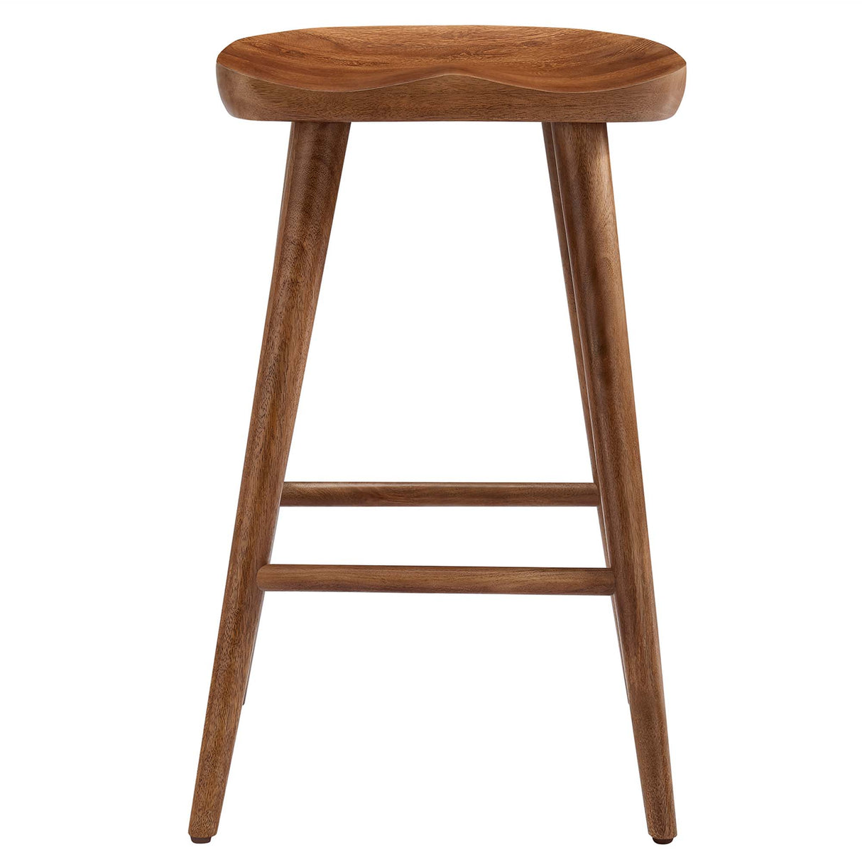 Saville Backless Mango Wood Counter Stools Set of 2