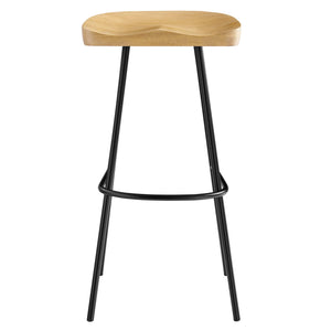 Concord Backless Wood Bar Stools Set of 2 by Modway