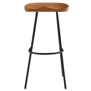 Concord Backless Wood Bar Stools Set of 2 by Modway