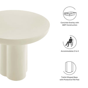 Caspian 40" Round Concrete Dining Table by Modway