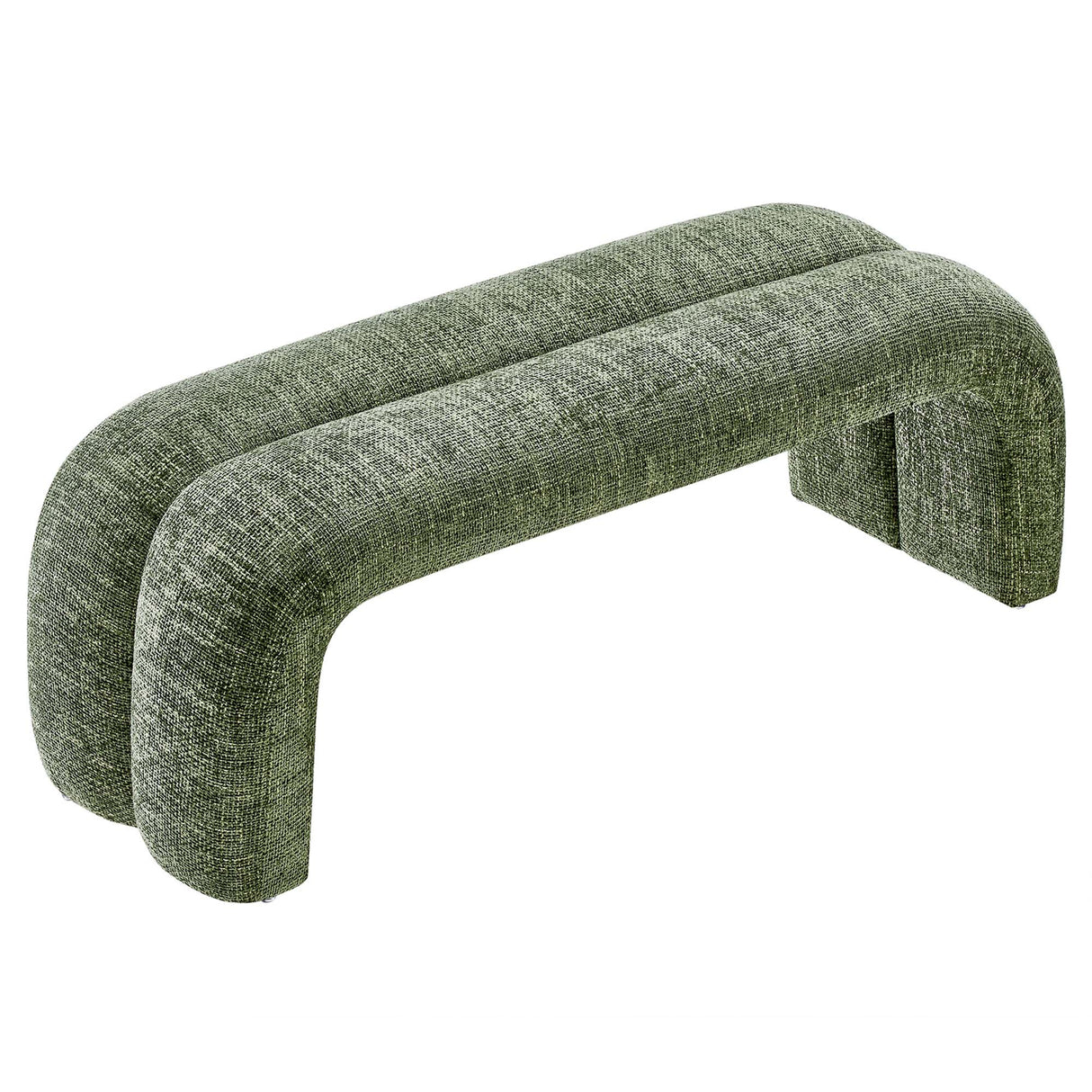 Dax 50.5" Chenille Upholstered Accent Bench by Modway