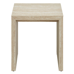 Mirella Faux Travertine Side Table by Modway