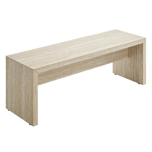 Mirella 53.5" Faux Travertine Indoor Bench by Modway