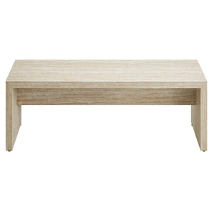 Mirella 53.5" Faux Travertine Indoor Bench by Modway