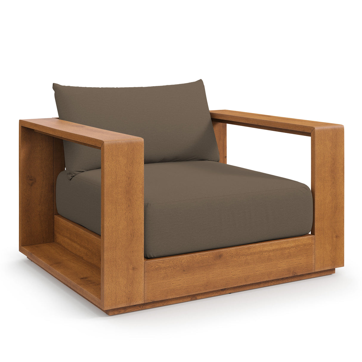 Tahoe Outdoor Patio Acacia Wood Chair by Modway