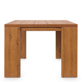 Tahoe Outdoor Patio Acacia Wood Side Table by Modway