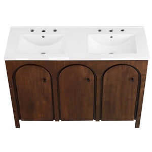 Appia 48" Double Sink Bathroom Vanity by Modway