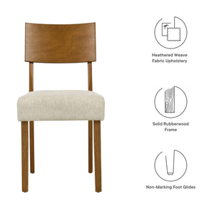 Pax Wood Dining Side Chairs Set of 2 by Modway