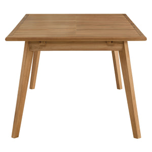 Vienna Outdoor Patio Teak Wood Extendable Dining Table by Modway