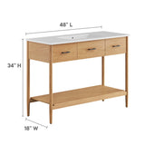 Zaire 48" Single Sink Bathroom Vanity by Modway