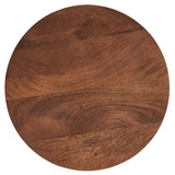 Valeo Round Wood and Metal Side Table by Modway