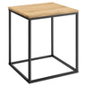 Zora Square Wood and Metal Side Table by Modway