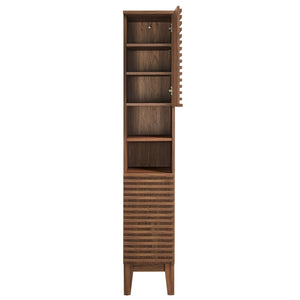 Render Tall Narrow Bathroom Storage Cabinet by Modway