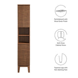 Render Tall Narrow Bathroom Storage Cabinet by Modway
