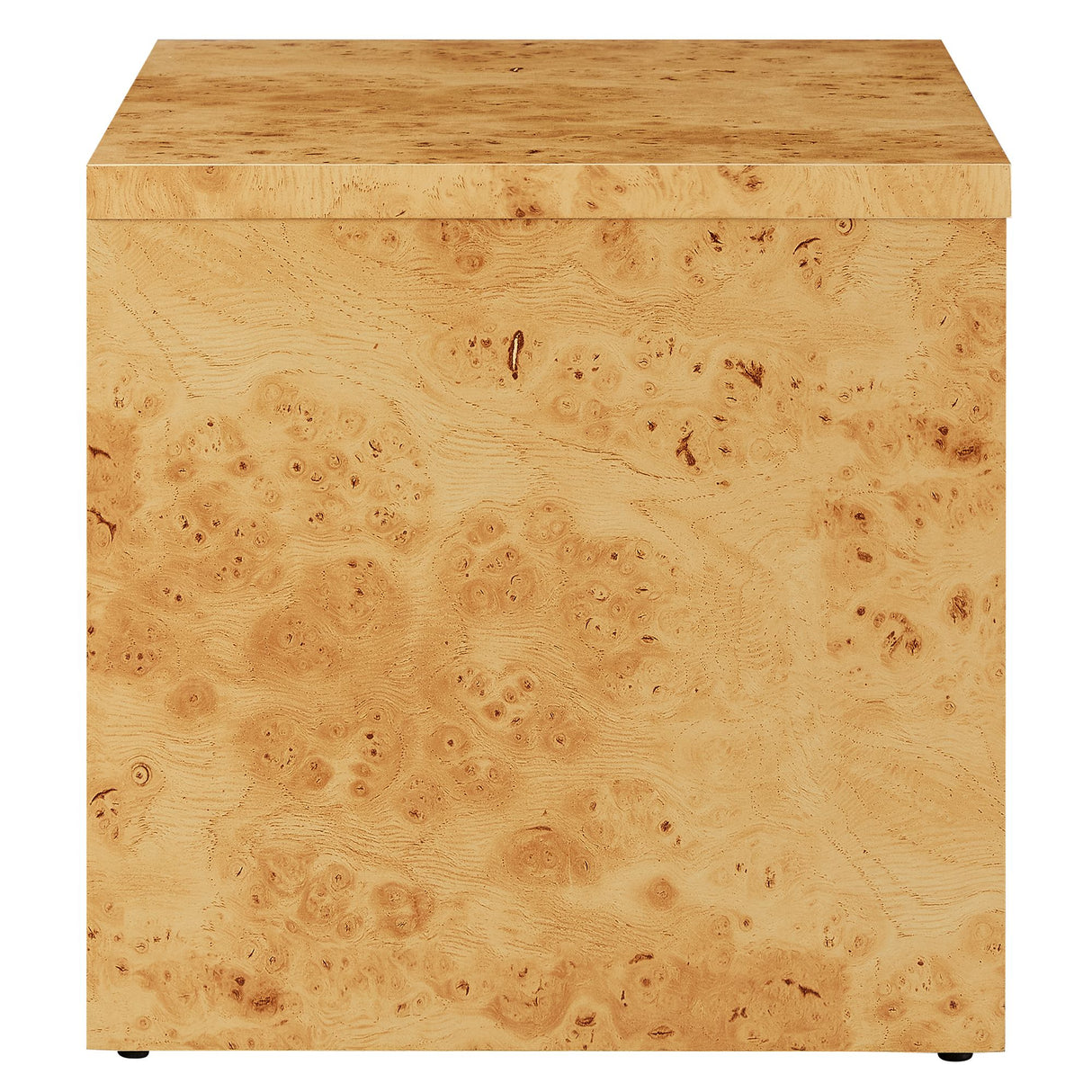 Hudson 1-Drawer Burl Wood Nightstand by Modway