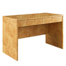 Hudson 2-Drawer Burl Wood Desk by Modway