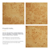 Hudson 2-Drawer Burl Wood Desk by Modway