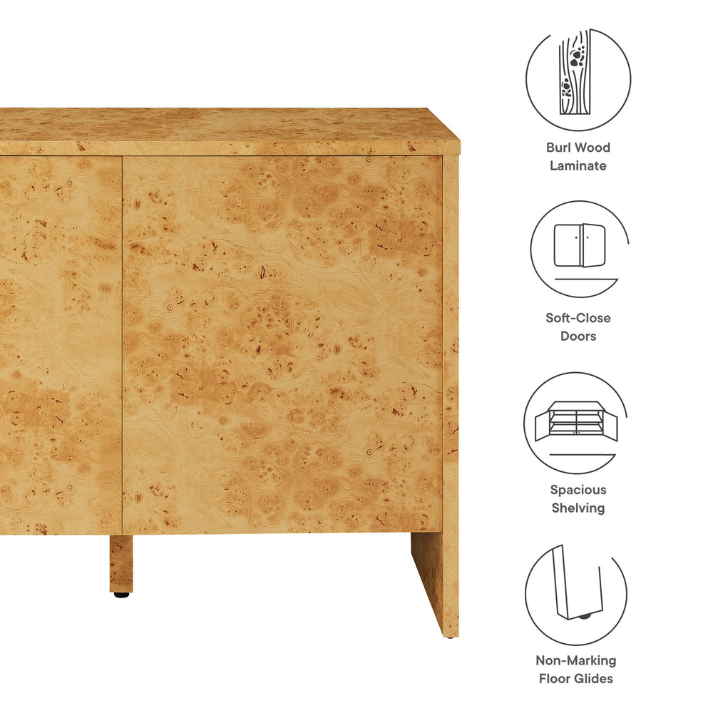 Hudson 40" Burl Wood Sideboard by Modway