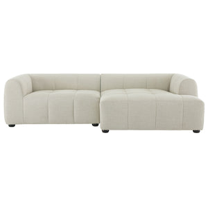Liana Right-Facing Upholstered Fabric Modular Sofa with Chaise by Modway