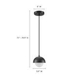 Eclipse Globe Pendant Light by Modway