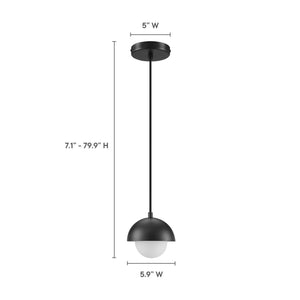 Eclipse Globe Pendant Light by Modway