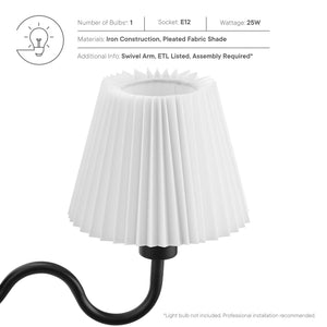 Wave Squiggle Arm Wall Sconce by Modway
