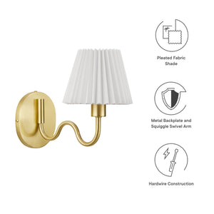 Wave Squiggle Arm Wall Sconce by Modway