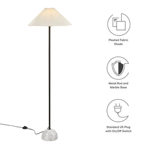 Illusion Marble Dome Floor Lamp by Modway