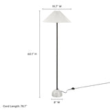 Illusion Marble Dome Floor Lamp by Modway