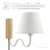 Sunlit Squiggle Arm Wall Sconce by Modway